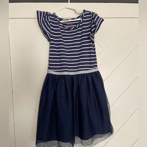 Navy girls size small dress